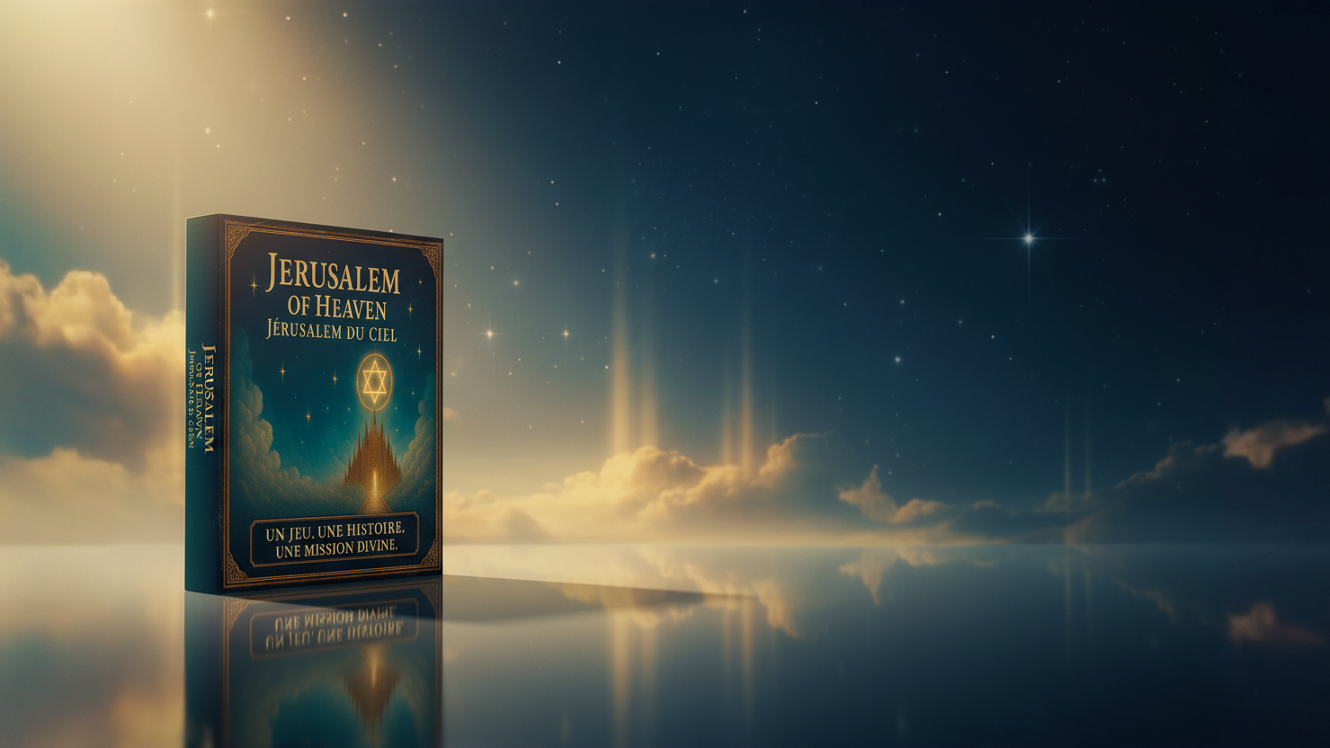 Plateau circulaire du jeu Jérusalem du Ciel montrant les 6 périodes de l'histoire juive